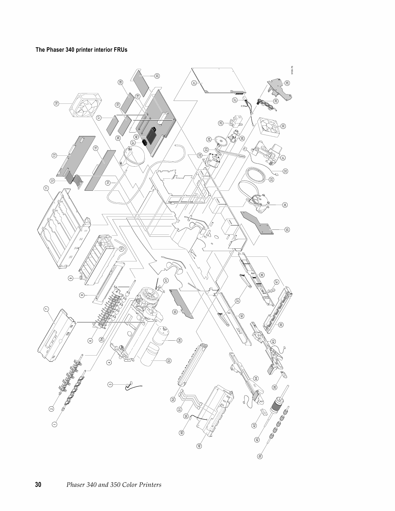 Xerox Phaser 340 350 Parts List and Service Manual-4